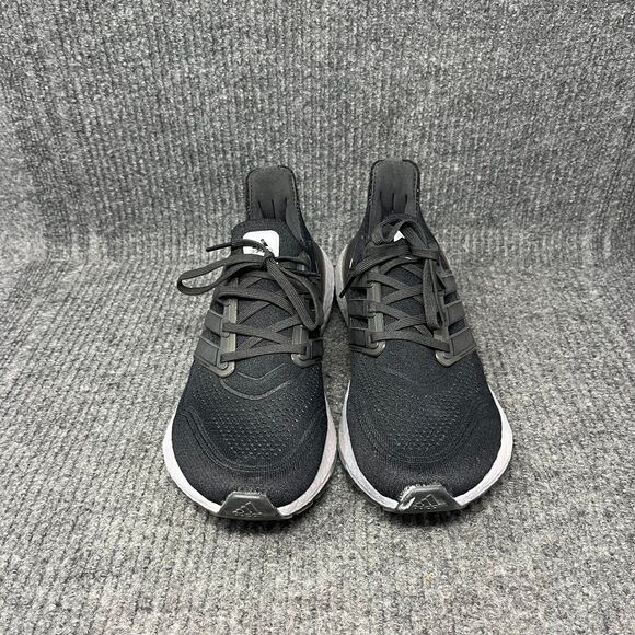 Adidas Ultraboost 21 Core Black Blue Oxide‎ Running Shoes Women’s 8.5 FY0405 - Picture 2 of 8